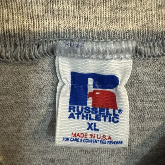 Vintage Russell Texas Tech University Long Sleeve XL T-Shirt Men's Gray Tee - Picture 3 of 8